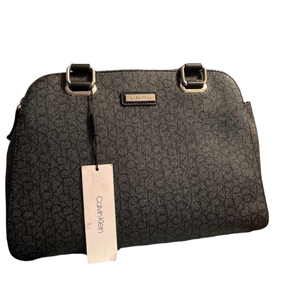 NWT Black and Silver Calvin Klein Purse - Picture 2 of 10